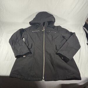 Avanti Black Hooded Jacket L Zip
